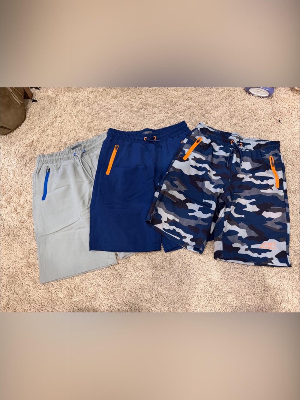 3 pairs of boys swim trunks Eddie Bauer new without tags